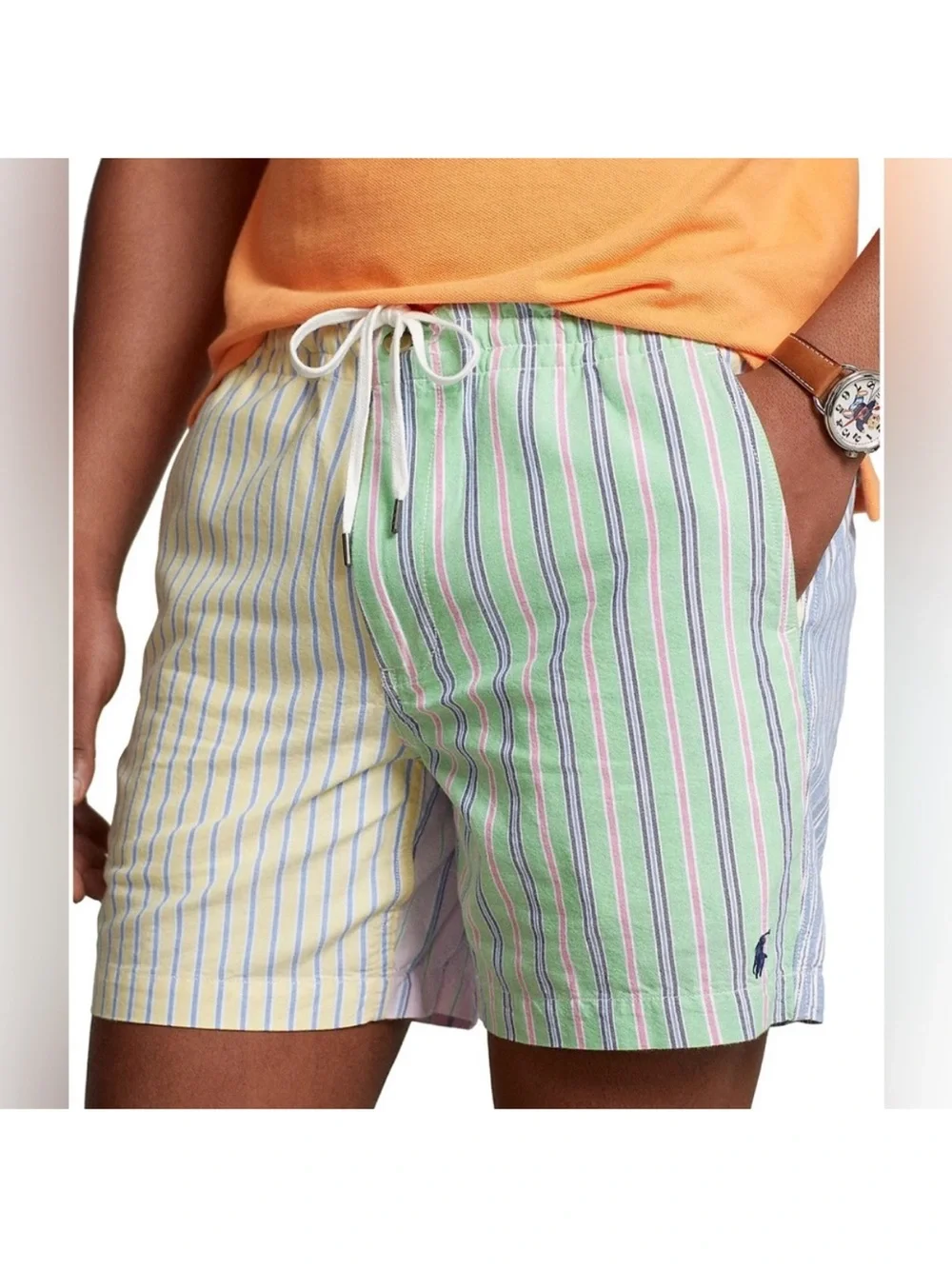 Polo Ralph Lauren Pastel Stripe Drawstring Shorts